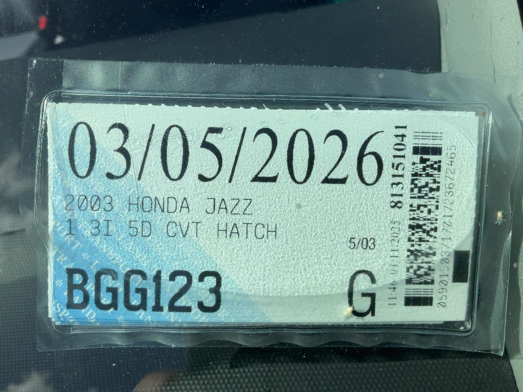 Photo '23' of Honda Jazz I Photo '23' of Honda Jazz I