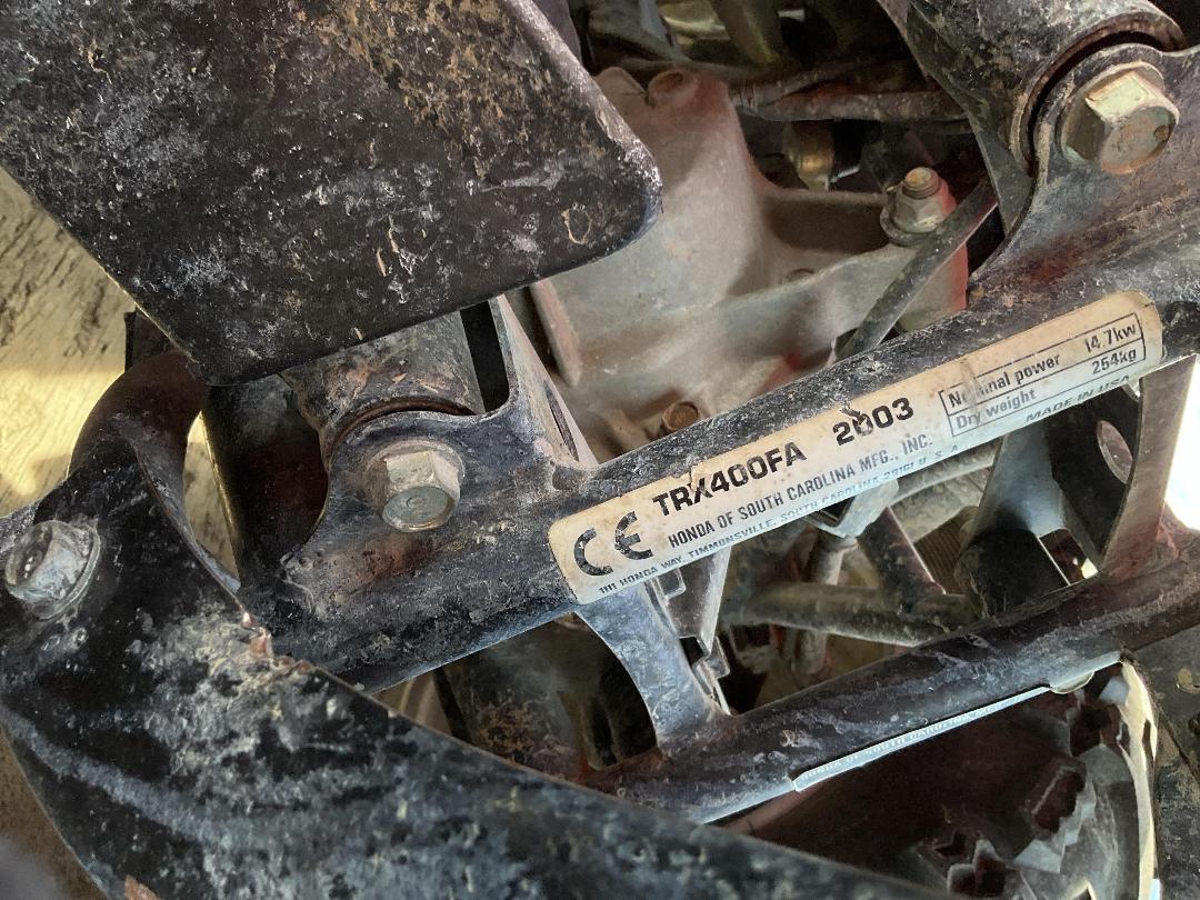 Photo '11' of Honda TRX Photo '11' of Honda TRX