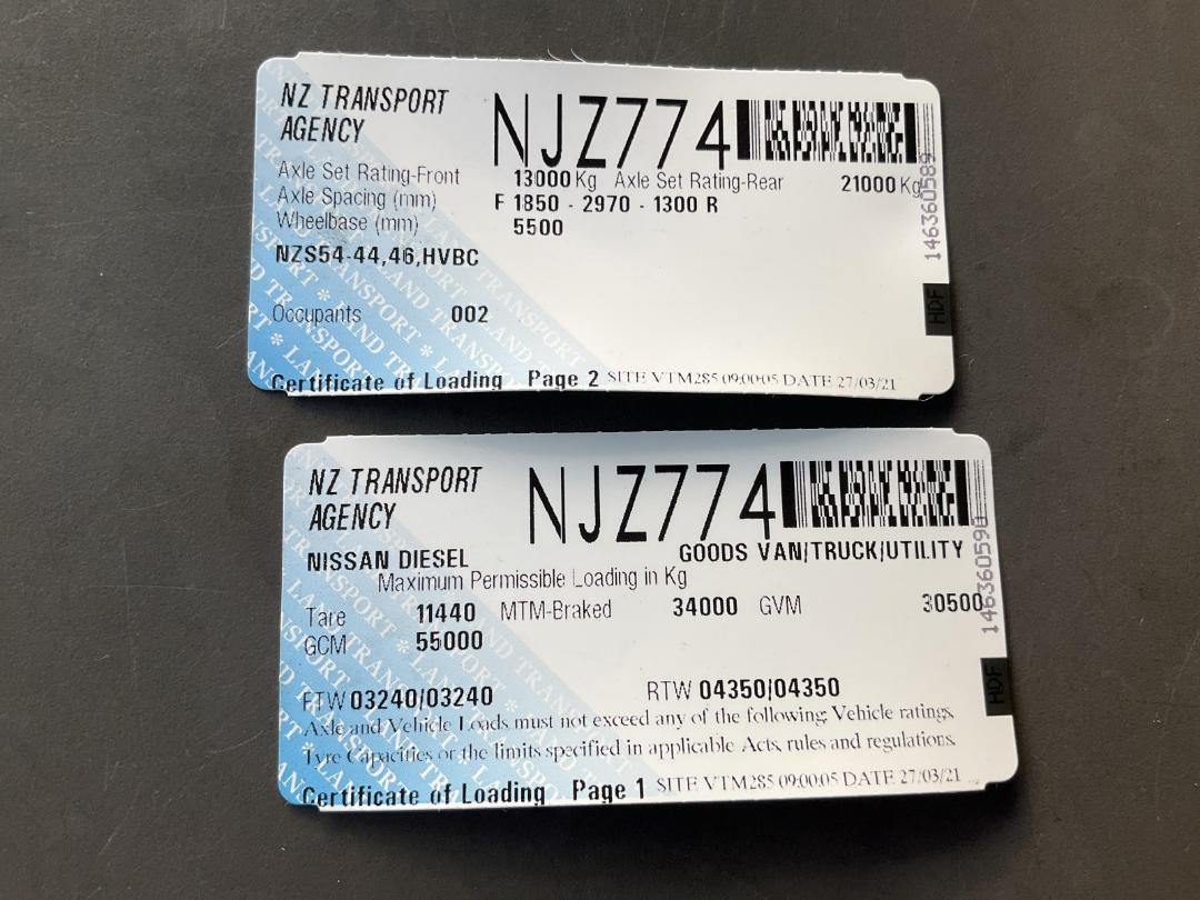 Photo '41' of Nissan Diesel CG400 Curtainsider