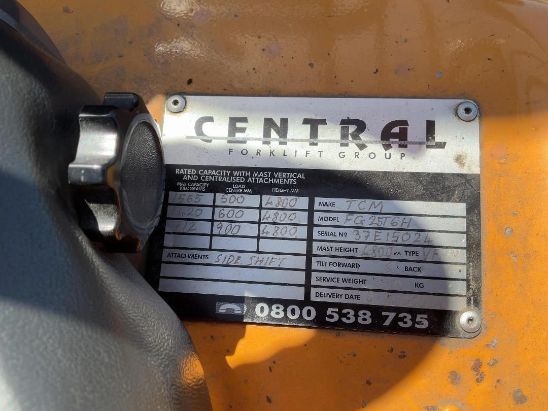 Photo '23' of TCM KG25T6 Forklift