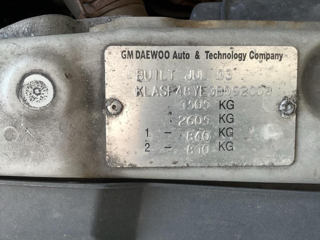 Photo '12' of Daewoo Kalos SE Photo '12' of Daewoo Kalos SE