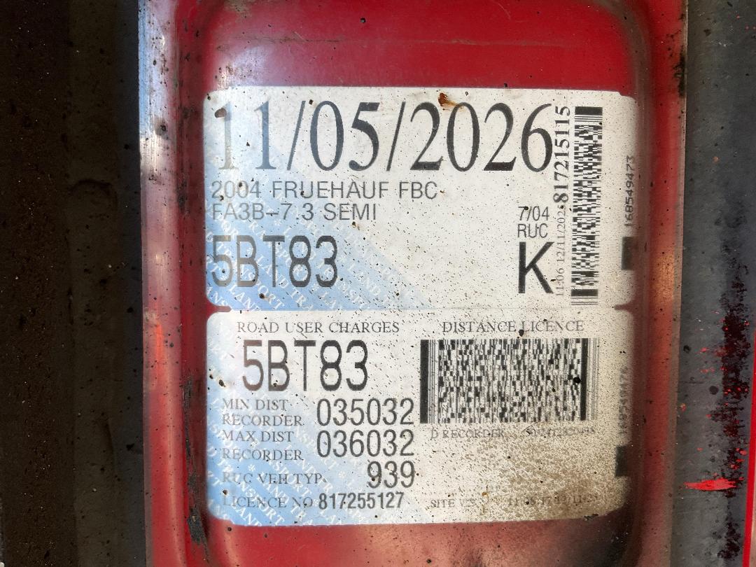 Photo '33' of Fruehauf FA3B-7.3 Flat Deck B-Train