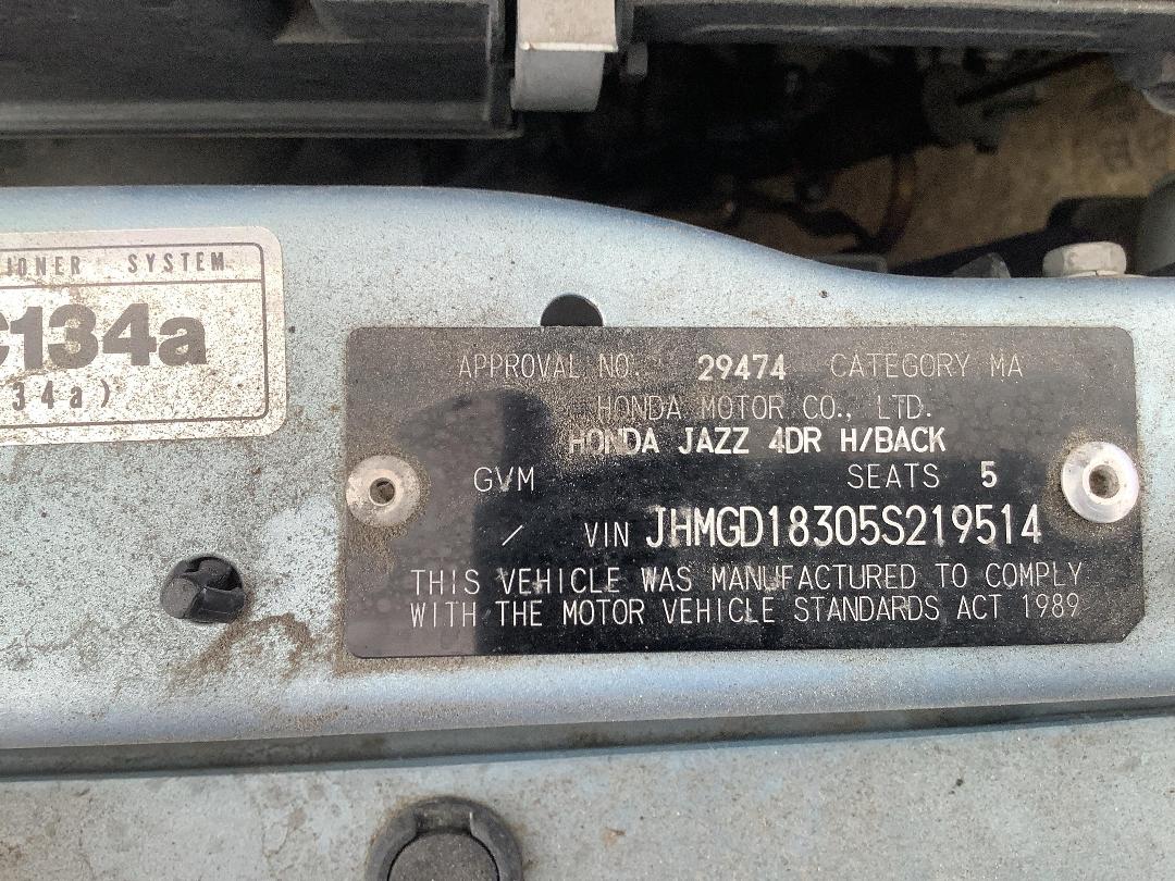 Photo '12' of Honda Jazz I Photo '12' of Honda Jazz I