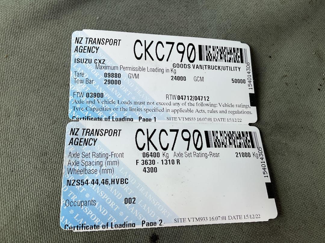 Photo '39' of Isuzu CXZ 400 GIGAMAX Cab Chassis