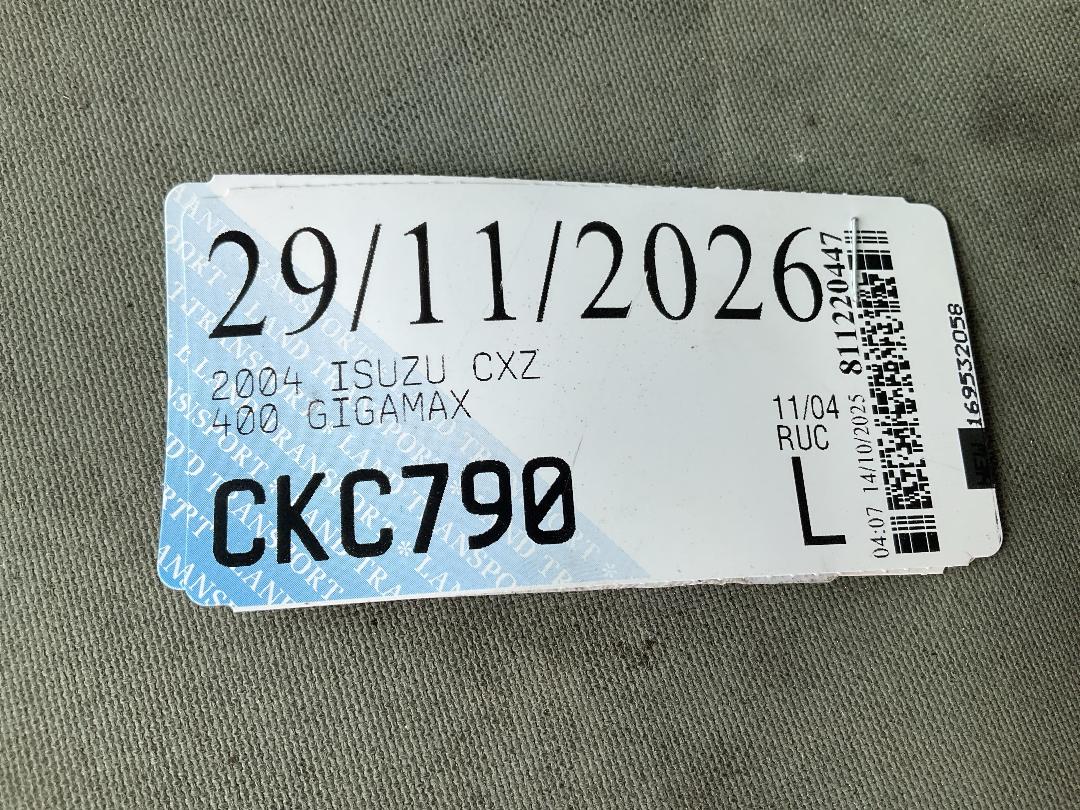 Photo '40' of Isuzu CXZ 400 GIGAMAX Cab Chassis