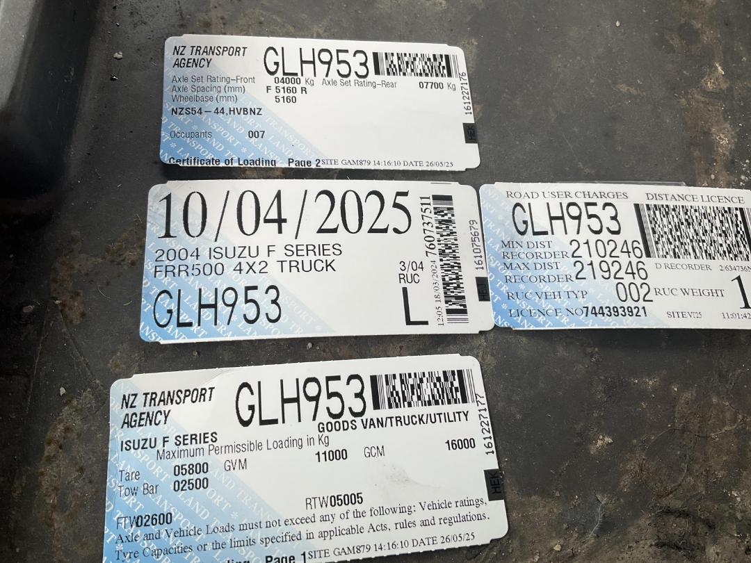 Photo '19' of Isuzu F Series FRR500 4X2 TRUCK Traffic Management