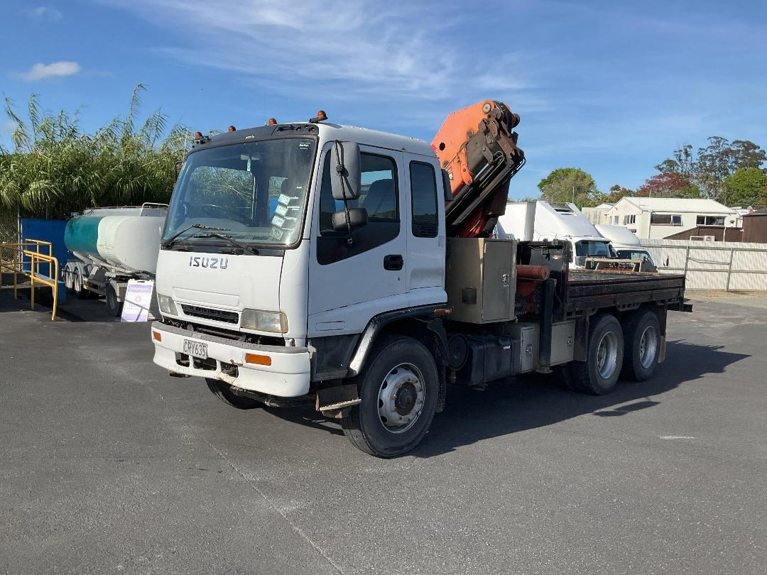 Photo '7' of Isuzu FVZ 1400P Flat Deck Crane