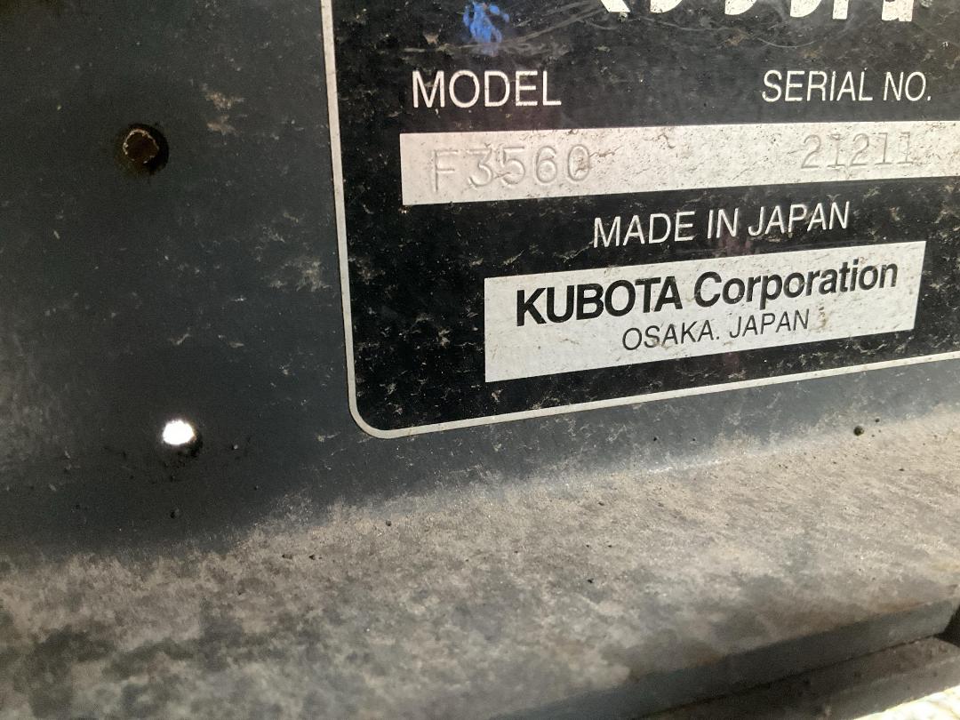 Photo '22' of Kubota F3560 Mower