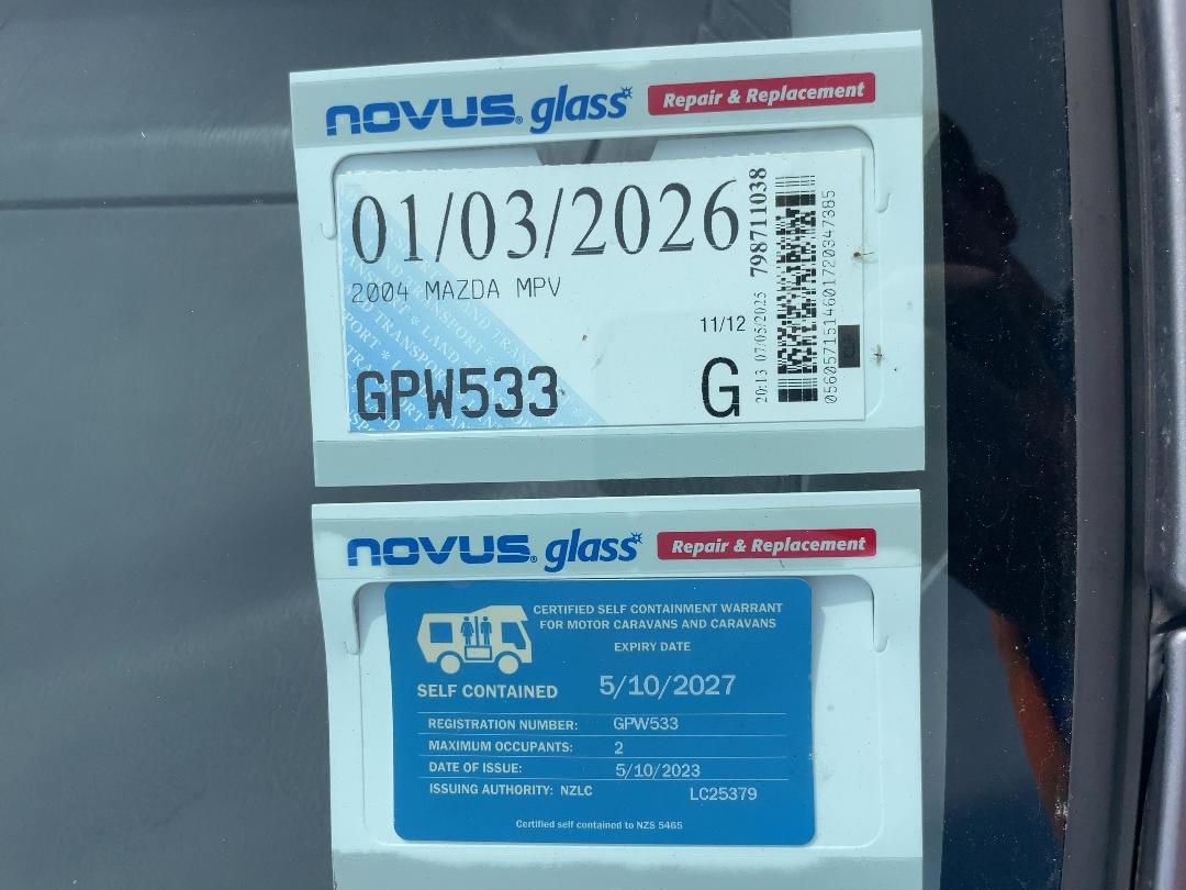 Photo '29' of Mazda MPV Motorhome