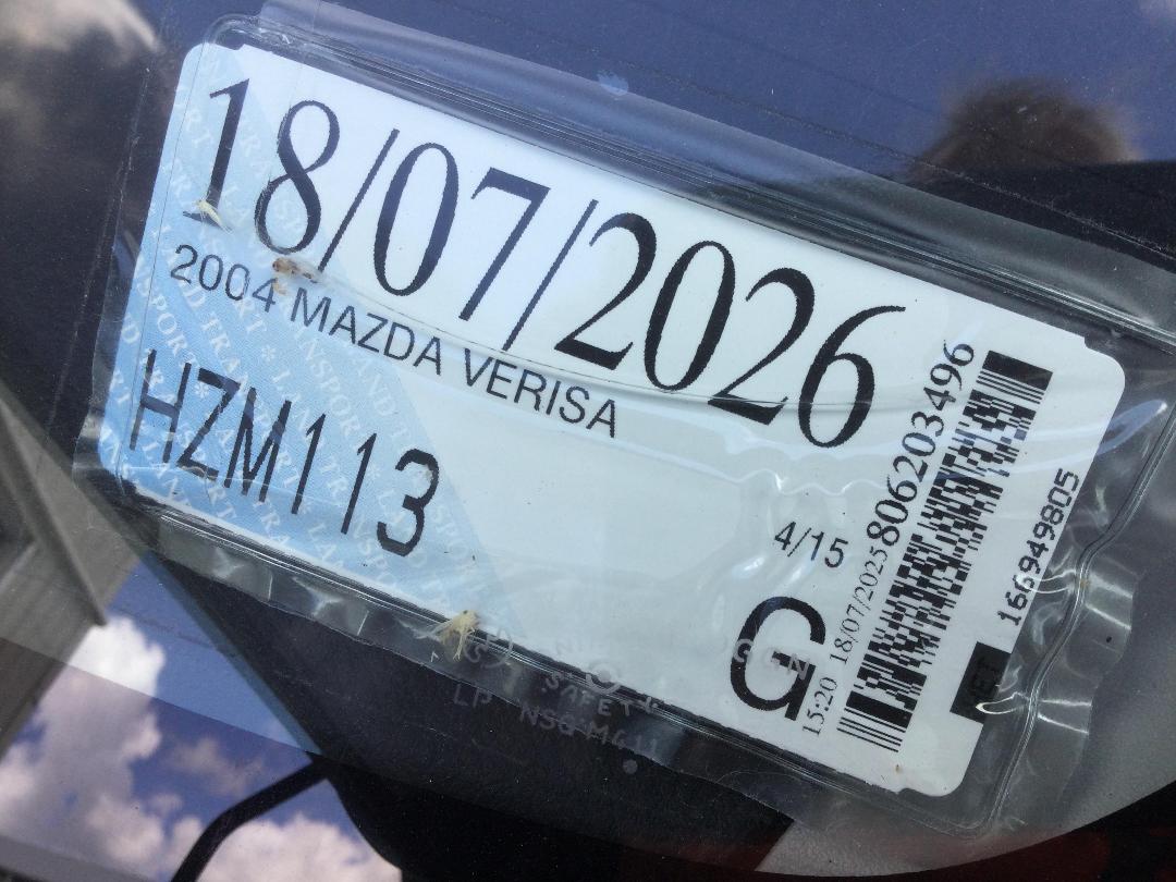 Photo '19' of Mazda Verisa Photo '19' of Mazda Verisa