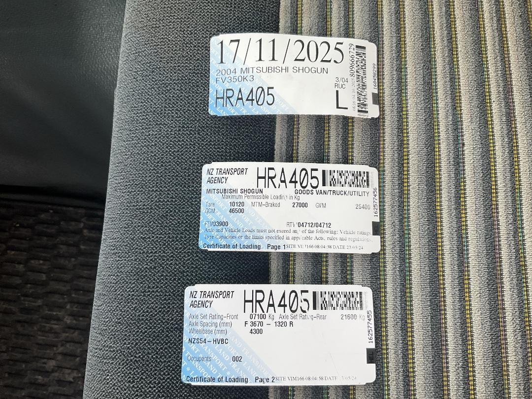 Photo '29' of Mitsubishi Shogun FV350K3 Tipper