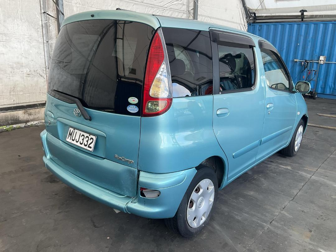 Damaged Toyota Funcargo 2004 in Wiri at Turners Damaged and End Of