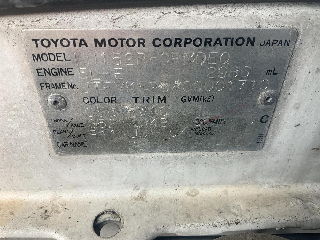 Photo '14' of Toyota Hilux X/CAB