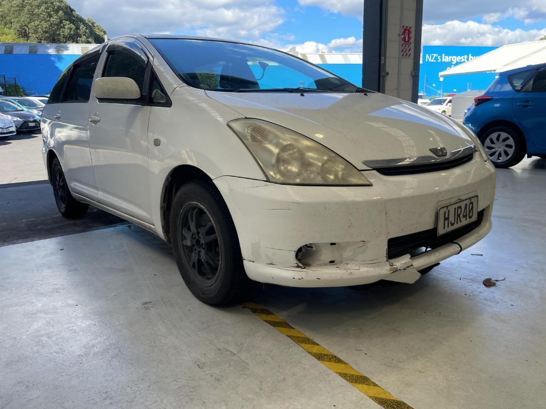 Damaged Toyota Wish 2004 in Otahuhu at Turners Damaged and End Of