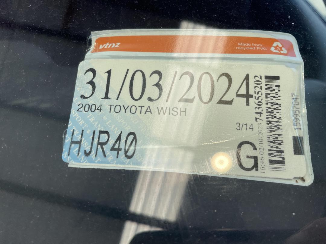 Damaged Toyota Wish 2004 in Otahuhu at Turners Damaged and End Of
