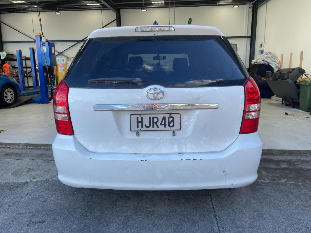 Damaged Toyota Wish 2004 in Otahuhu at Turners Damaged and End Of