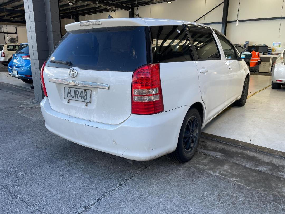 Damaged Toyota Wish 2004 in Otahuhu at Turners Damaged and End Of