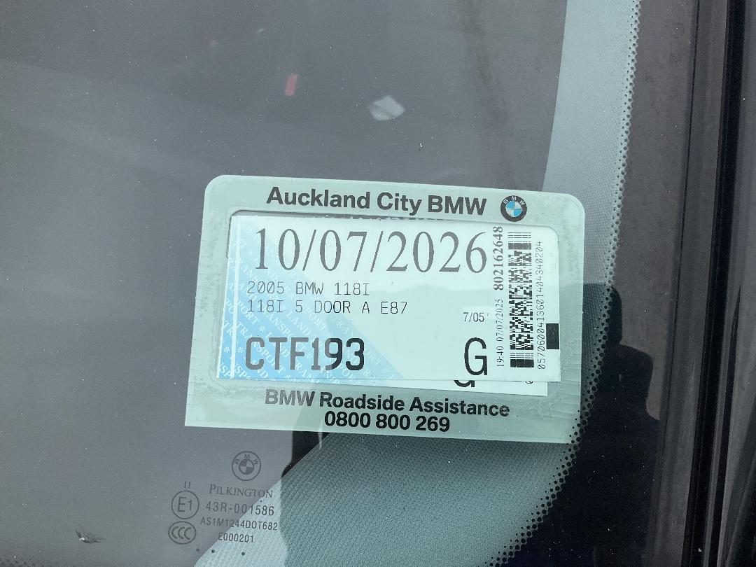 Photo '12' of BMW 1 Series 118I E87 Photo '12' of BMW 1 Series 118I E87