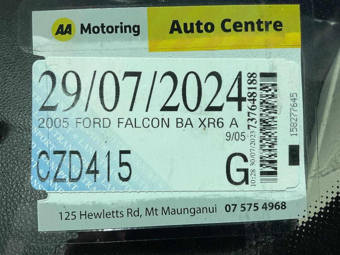 Photo '31' of Ford Falcon BA XR6