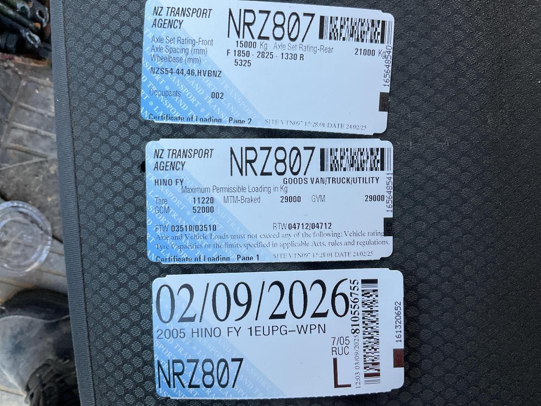 Photo '27' of HINO FY 1EUPG-WPN Tipper Photo '27' of HINO FY 1EUPG-WPN Tipper