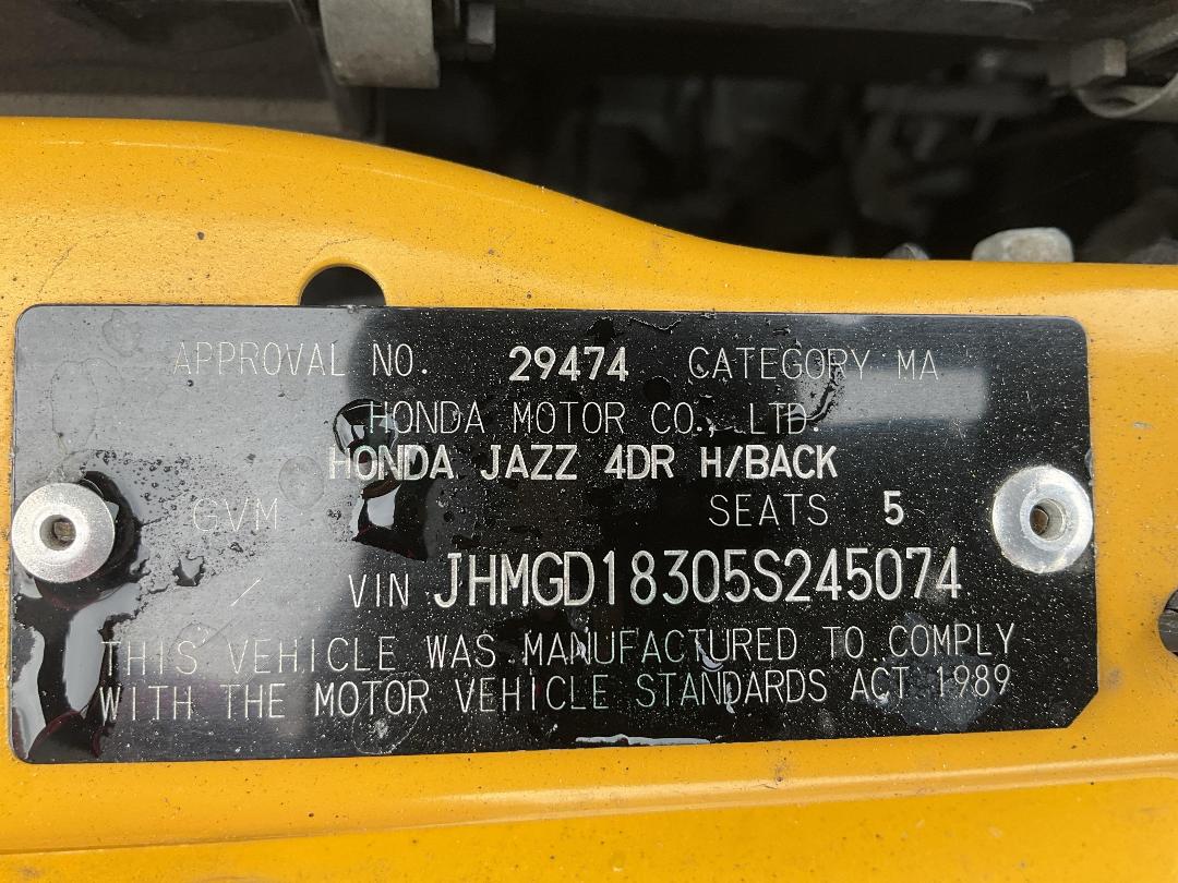 Photo '11' of Honda Jazz I Photo '11' of Honda Jazz I