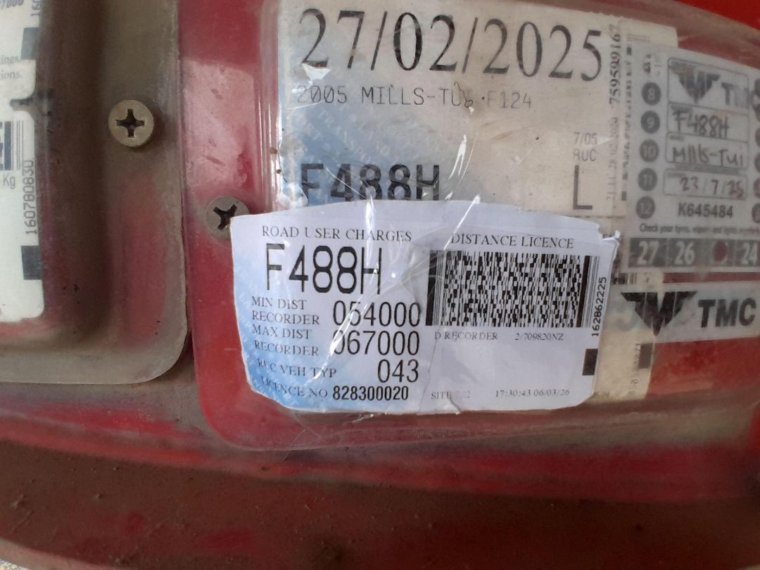 Photo '17' of MILLS-TUI F124 Tipper Trailer Photo '17' of MILLS-TUI F124 Tipper Trailer