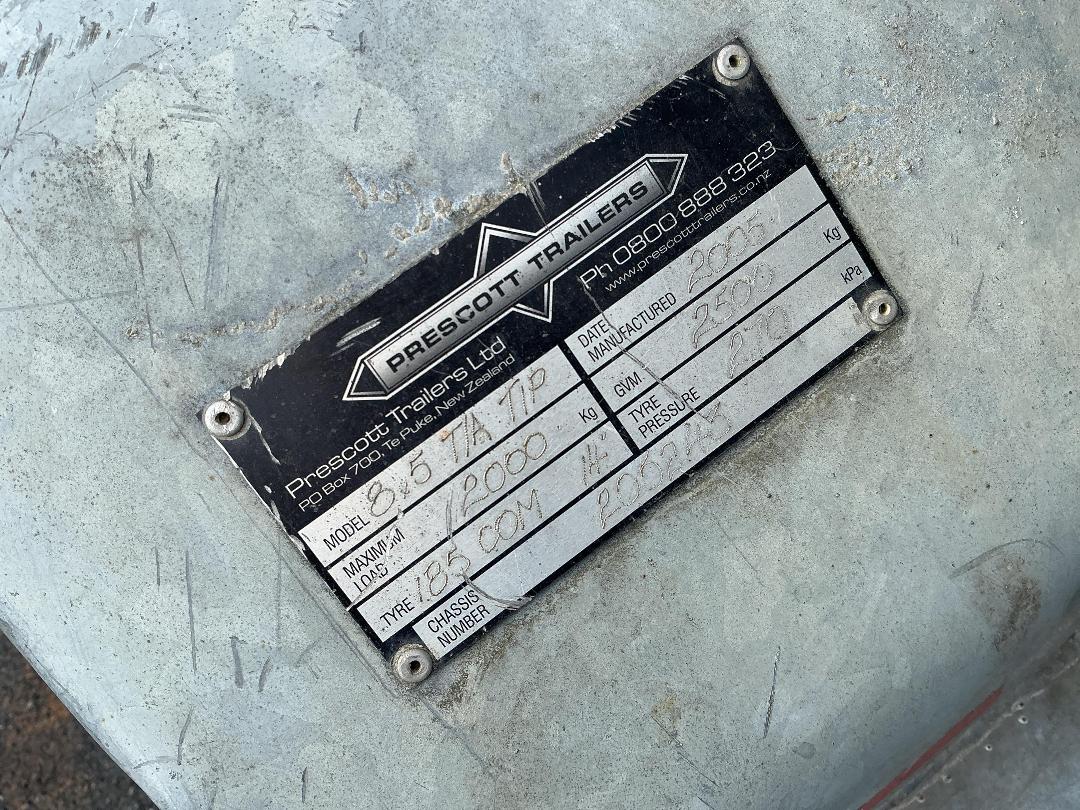 Photo '11' of Prescott 8x5 Tipper Tipper Trailer