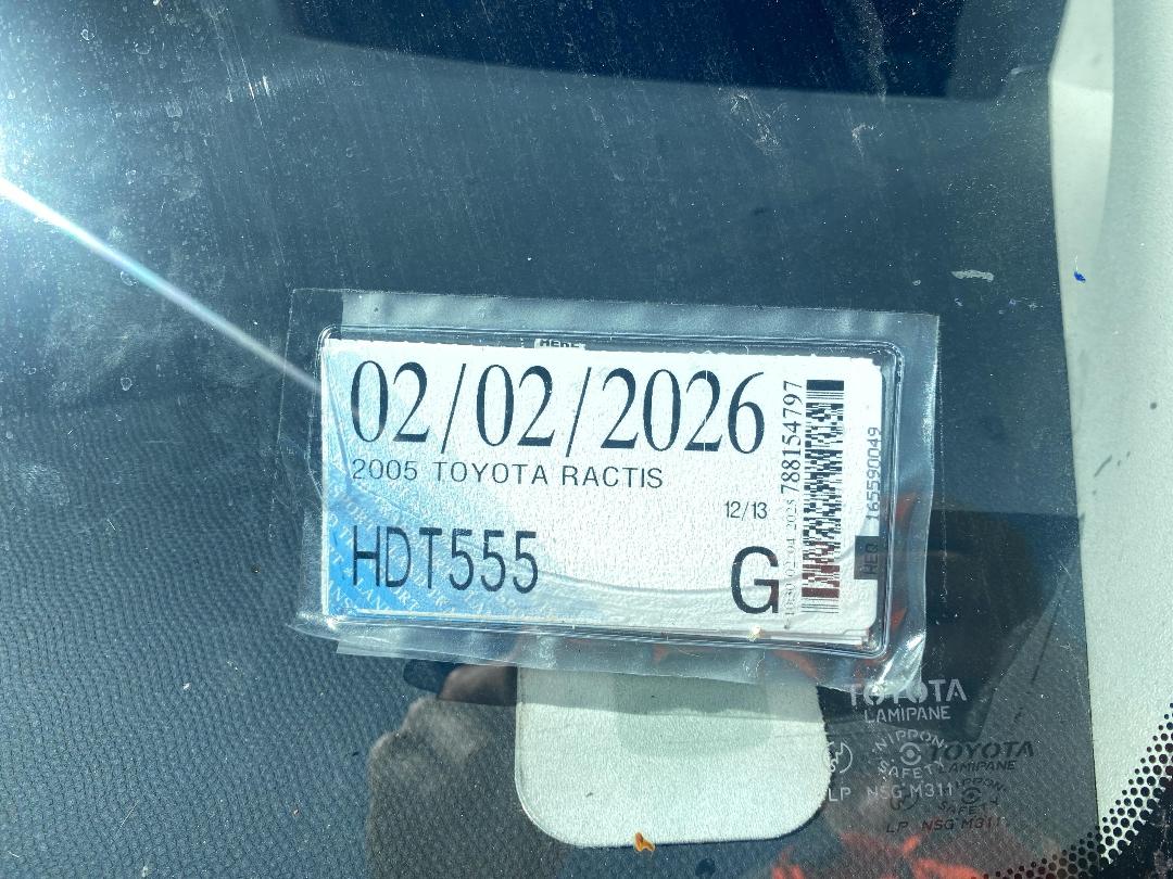 Photo '5' of Toyota Ractis Photo '5' of Toyota Ractis