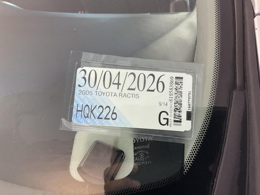 Photo '25' of Toyota Ractis Photo '25' of Toyota Ractis