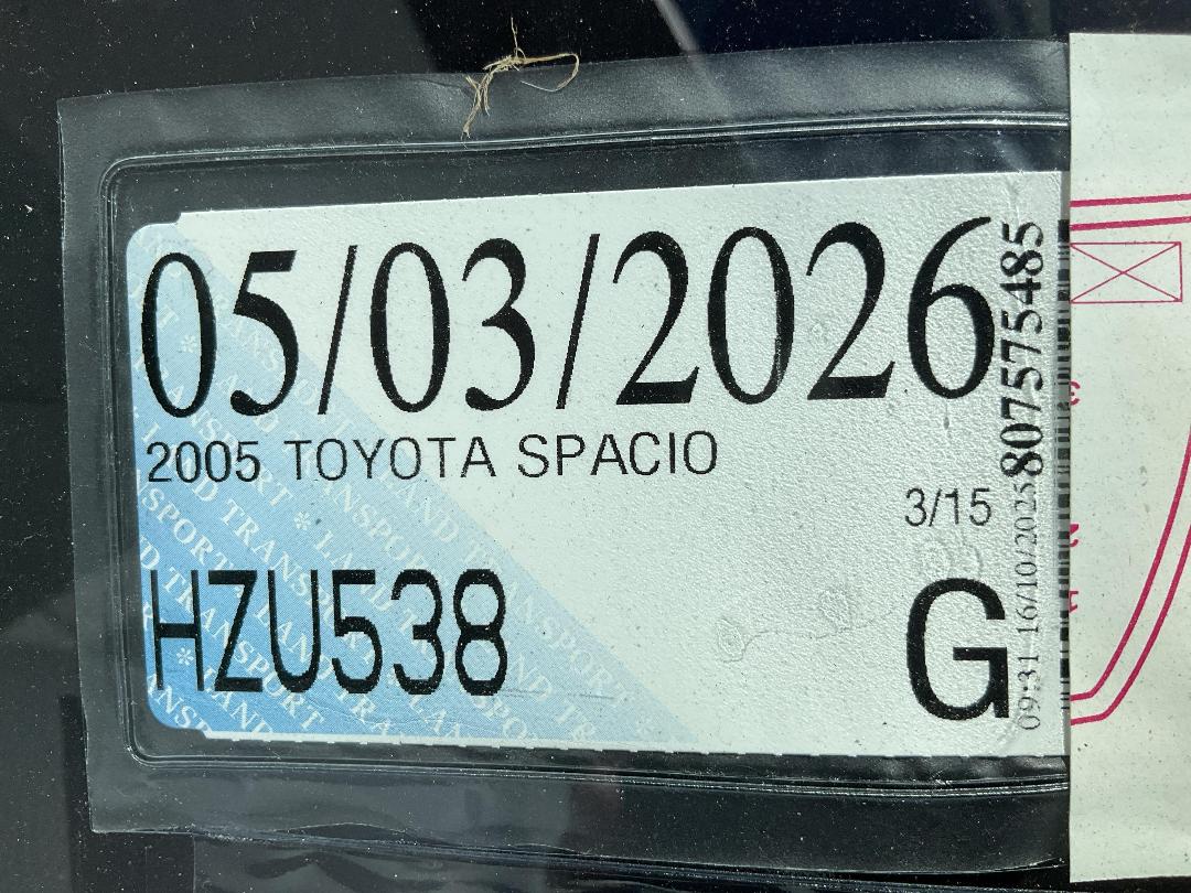 Photo '26' of Toyota Spacio Photo '26' of Toyota Spacio