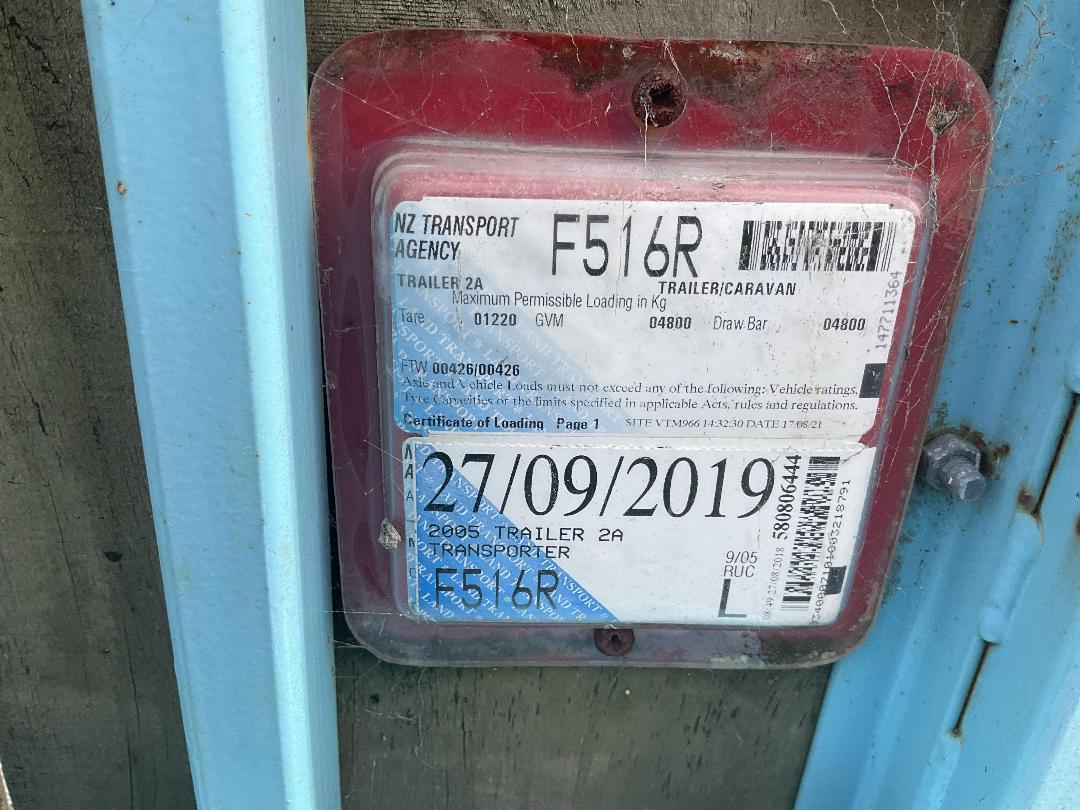 Photo '16' of TRAILER 2A TRANSPORTER Transport - Tandem