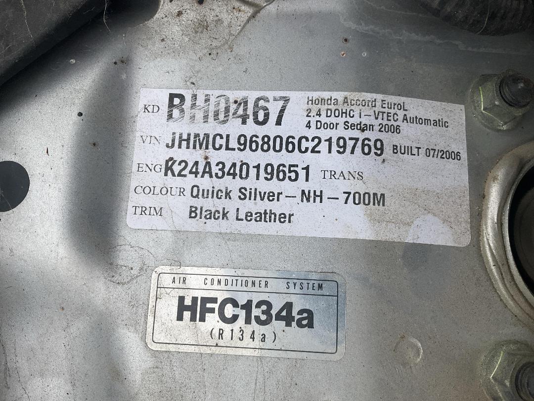 Photo '10' of Honda Accord Eurol