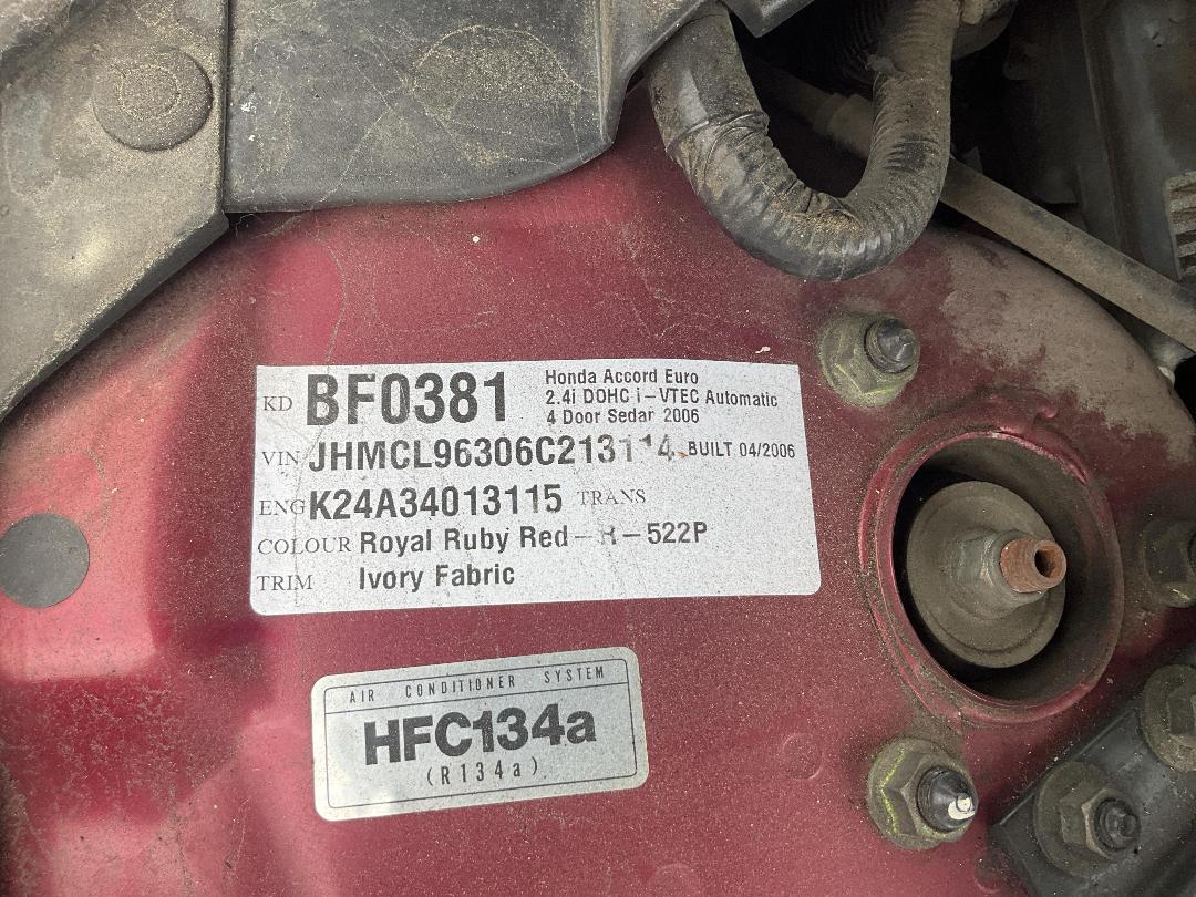 Photo '8' of Honda Accord Euro