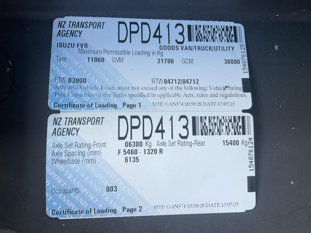 Photo '45' of Isuzu FVR 900 Box Body