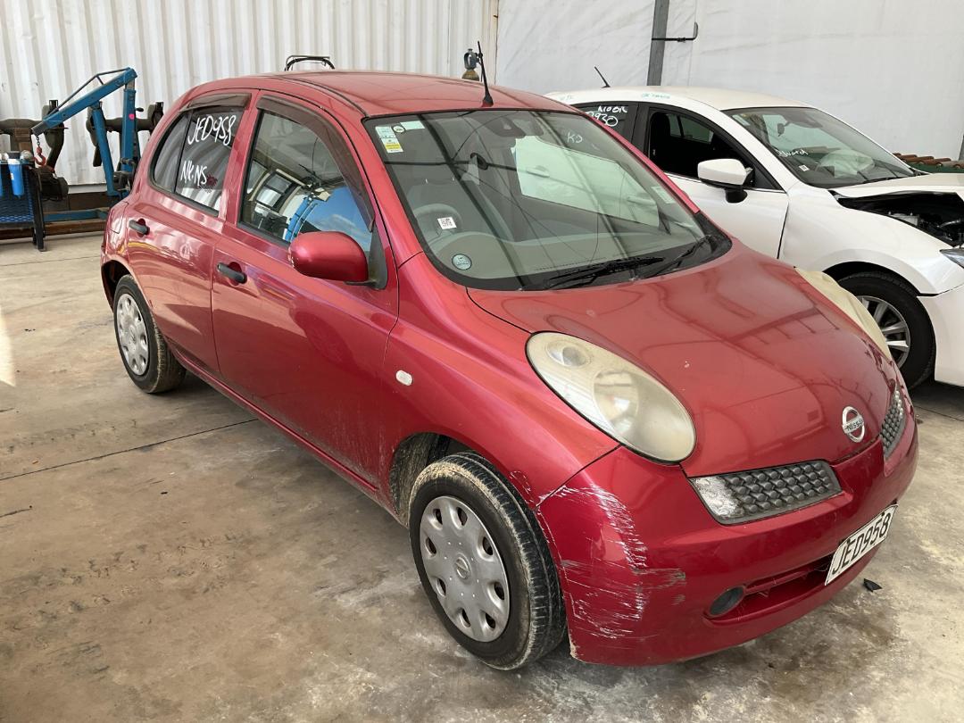 Damaged Nissan March 2006 in Wellington Seaview at Turners Damaged and End Of Life Vehicles