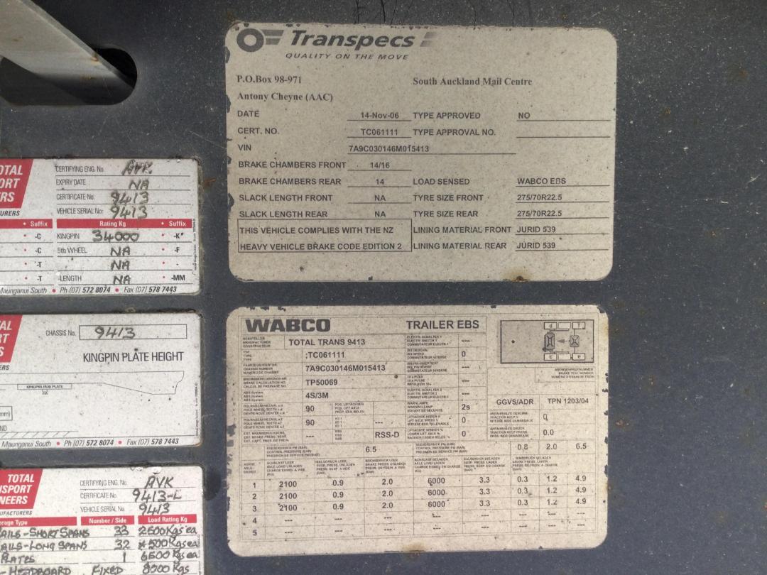 Photo '28' of Total Transport 3A ST Curtainsider Semi