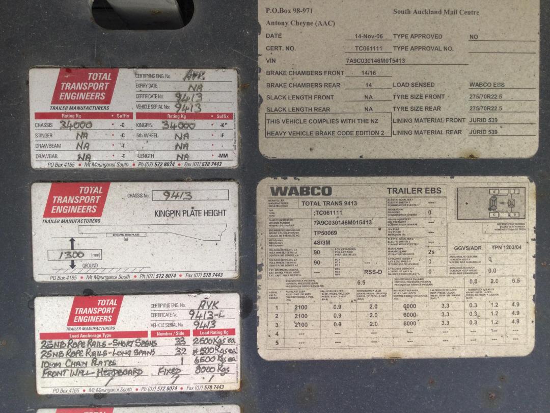 Photo '27' of Total Transport 3A ST Curtainsider Semi