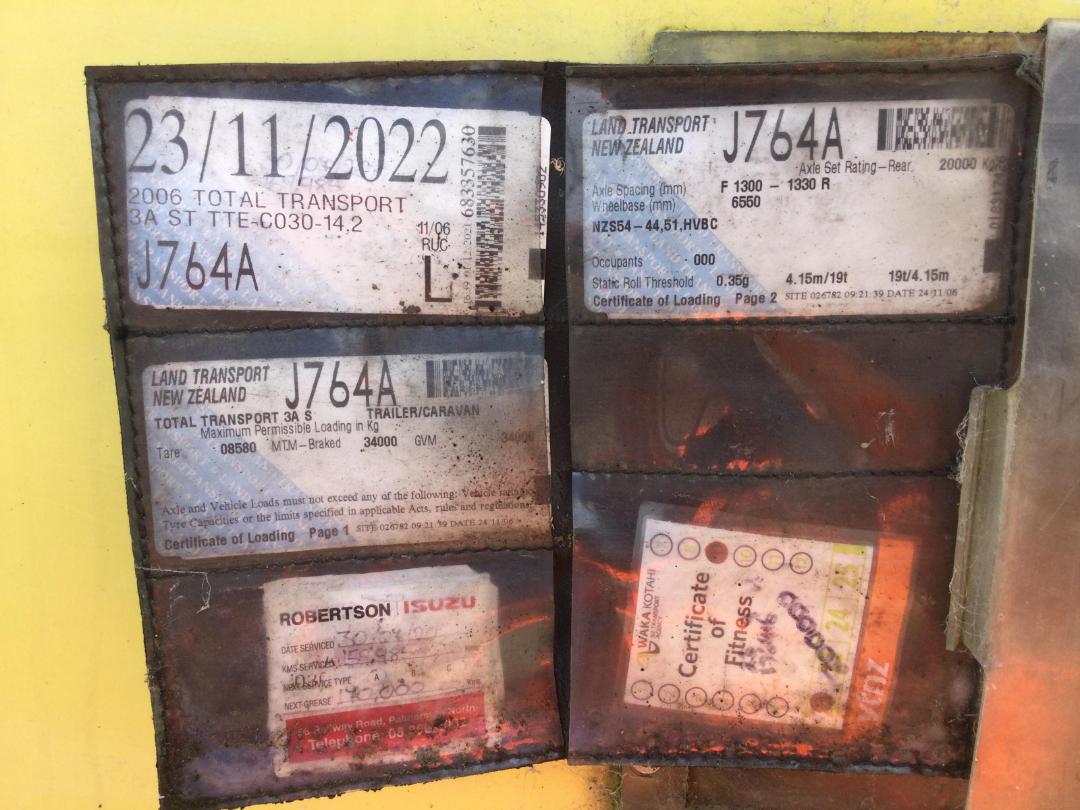 Photo '30' of Total Transport 3A ST Curtainsider Semi