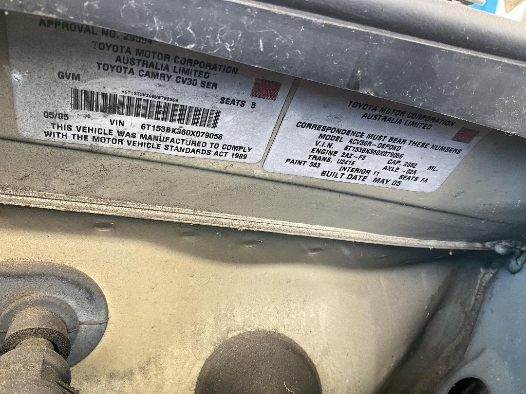 Photo '29' of Toyota Camry Altise