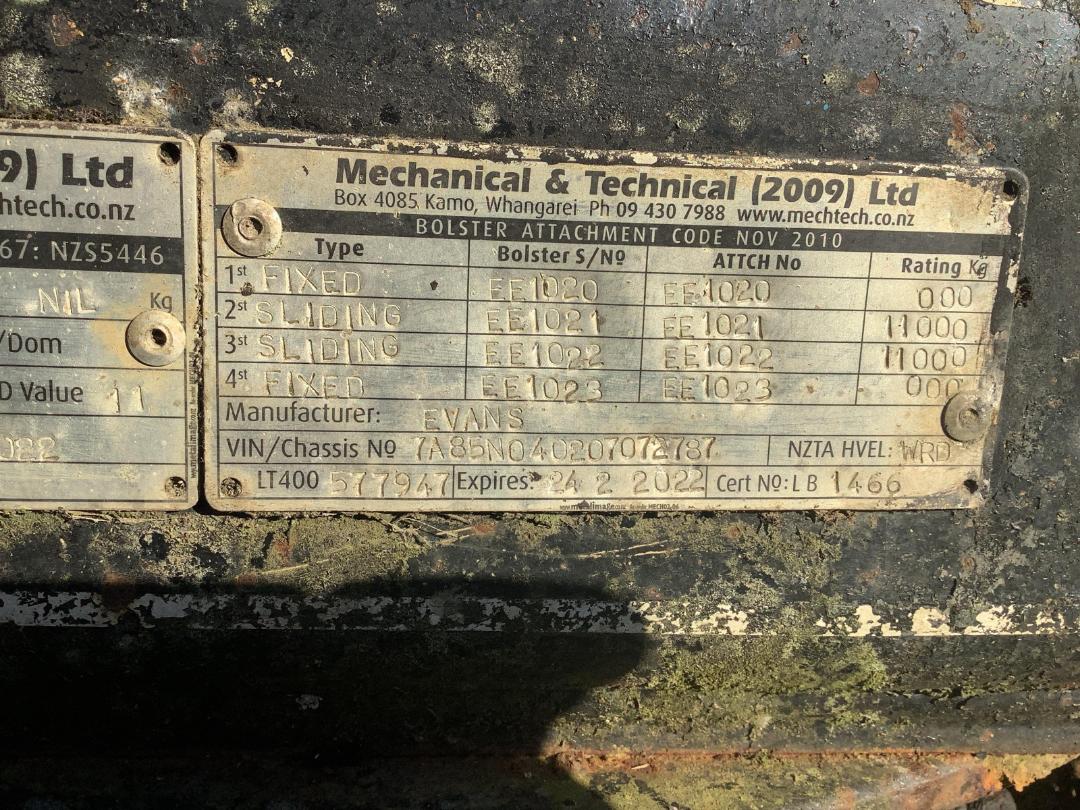 Photo '13' of EVANS 4AS Logger Trailer Full