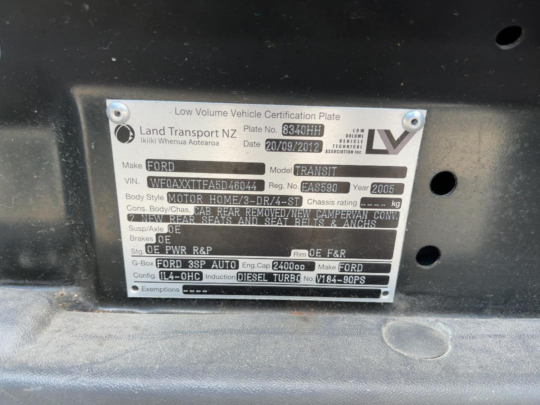 Photo '44' of Ford Transit 350L TD CC A Motorhome