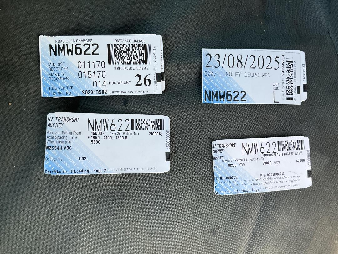 Photo '34' of Hino FY 1Eupg-WPN Tipper