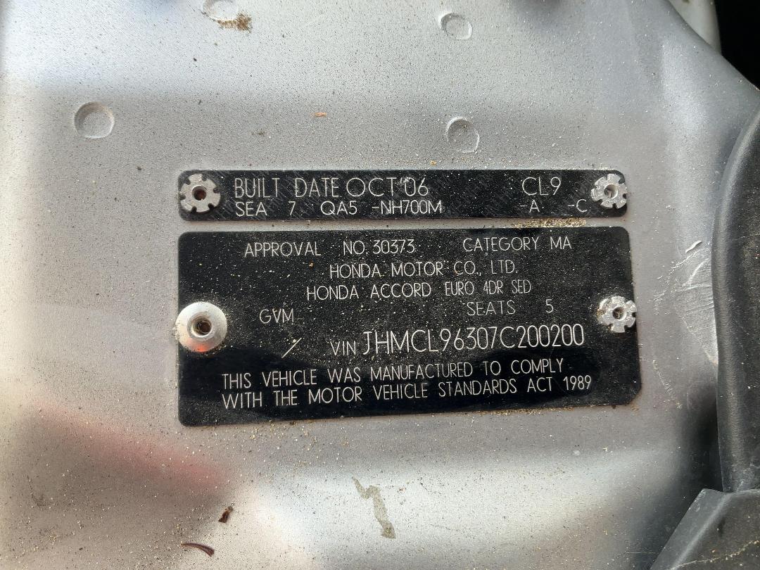 Photo '16' of Honda Accord Euro