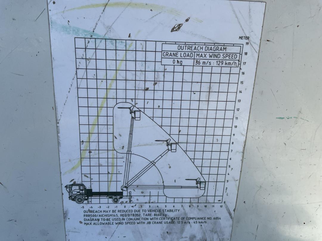 Photo '15' of Isuzu F Series FRR500 Cherry Picker/EWP Photo '15' of Isuzu F Series FRR500 Cherry Picker/EWP