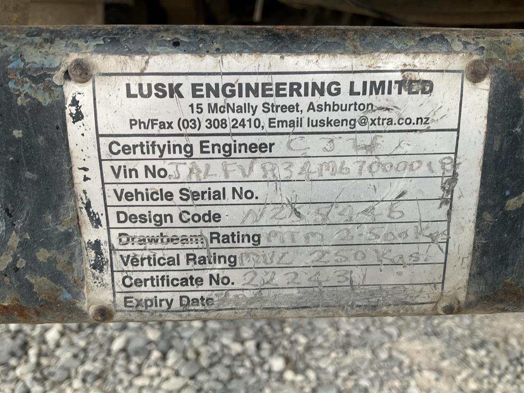 Photo '32' of Isuzu FVR 800 Flat Deck Crane