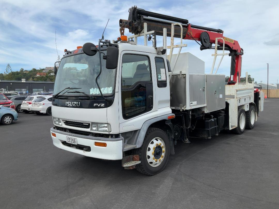 Photo '9' of Isuzu FVZ 1400 Flat Deck Crane