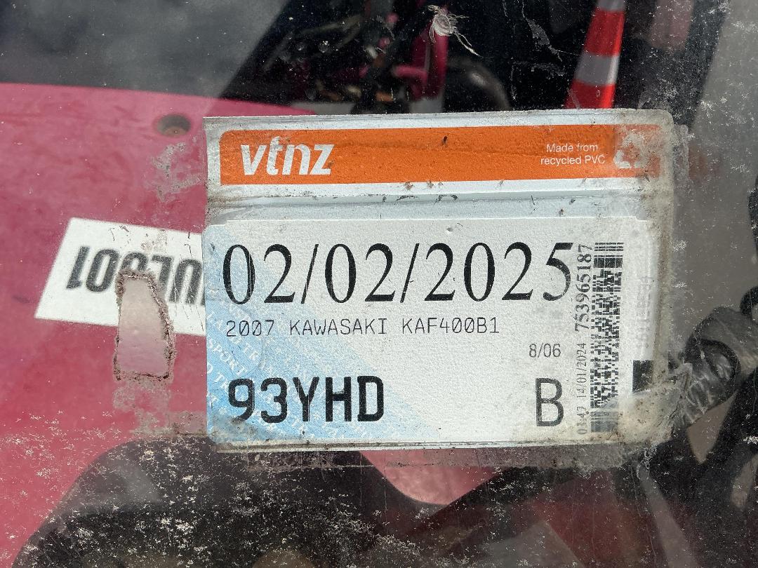 Photo '27' of Kawasaki KAF400B1 Side by Side