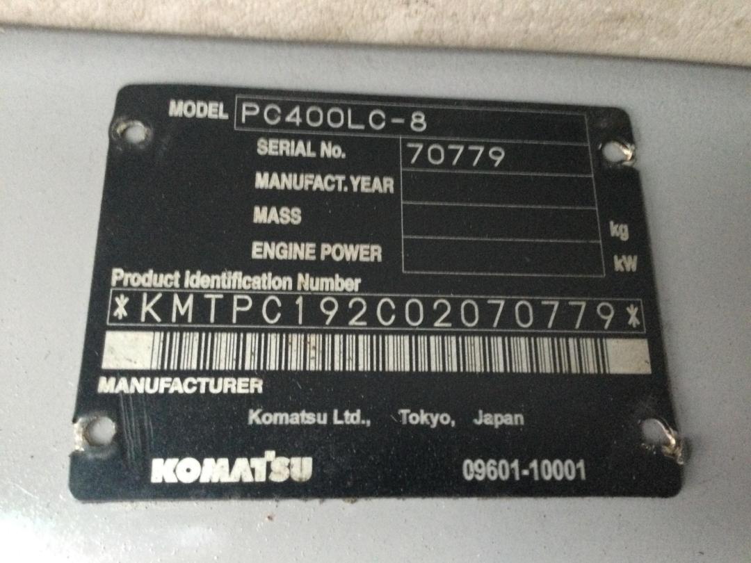 Photo '15' of Komatsu PC400LC-8 Log Harvester