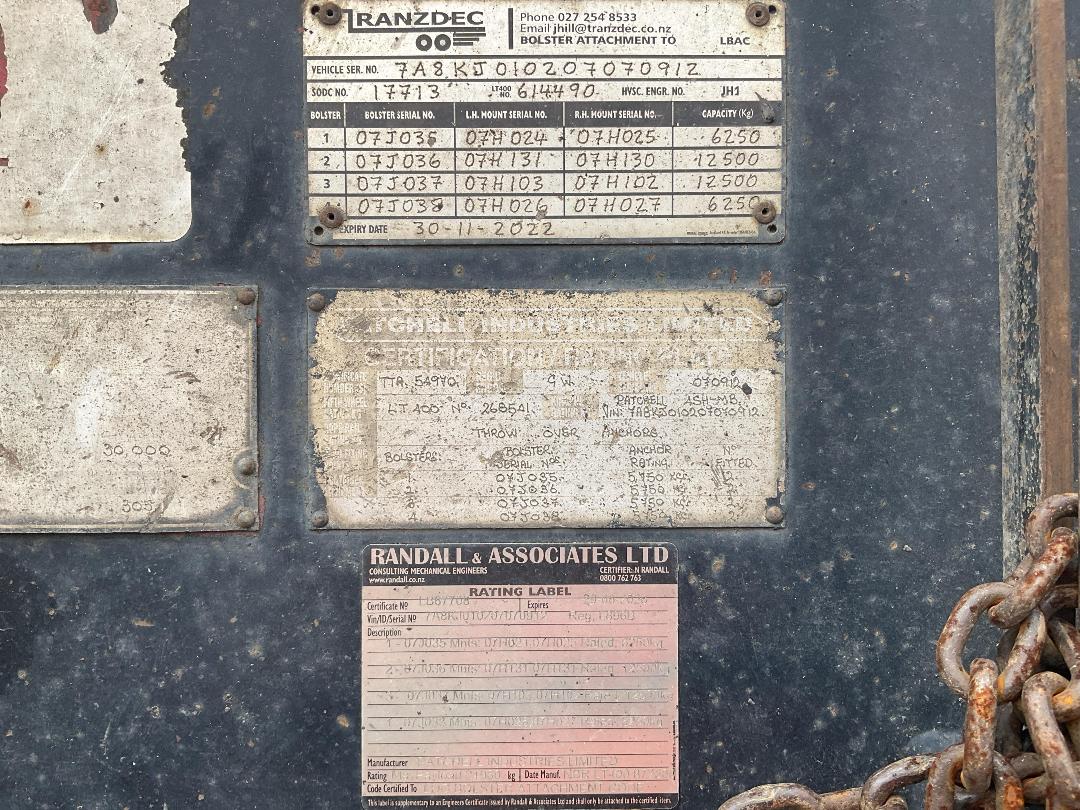 Photo '21' of Patchell 4SH MB MB Logger Trailer