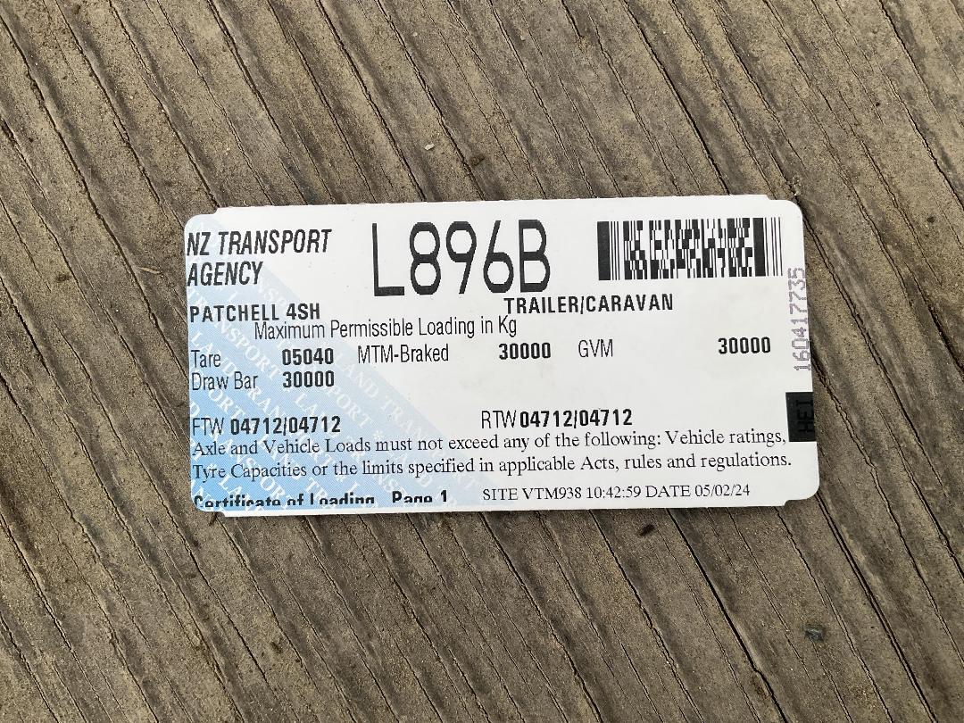 Photo '27' of Patchell 4SH MB MB Logger Trailer